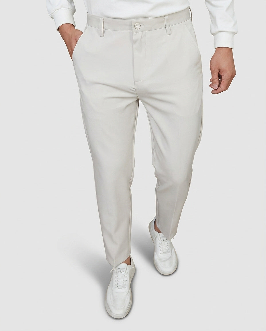 Men | Casual trousers with straight fit - Front [Lystr 6a996884ab5f8d91f4cef6d0:front]