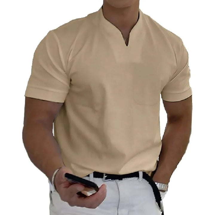 Men's Slim-Fit V-Neck Shirt