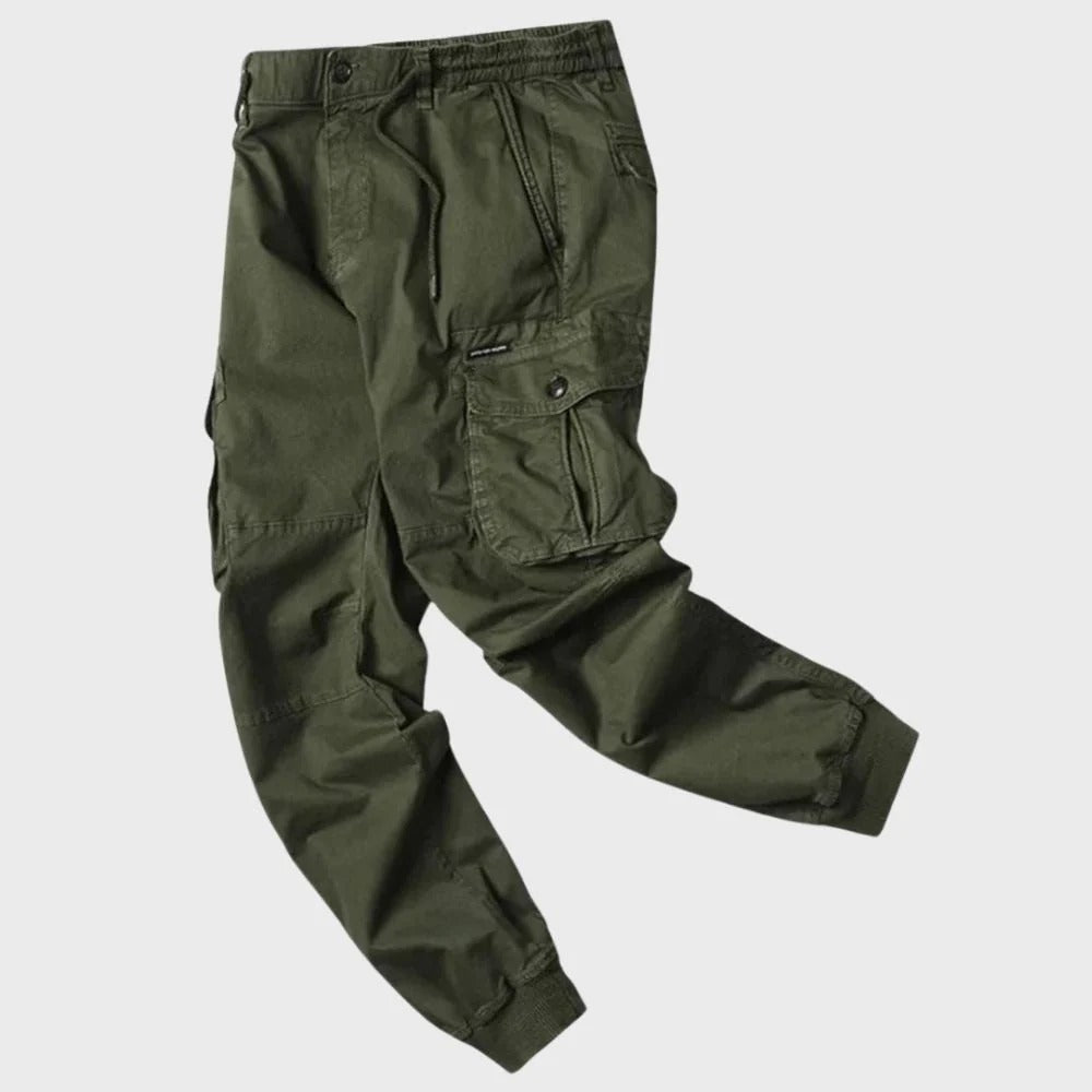 Men’s Cargo Joggers with Drawstring