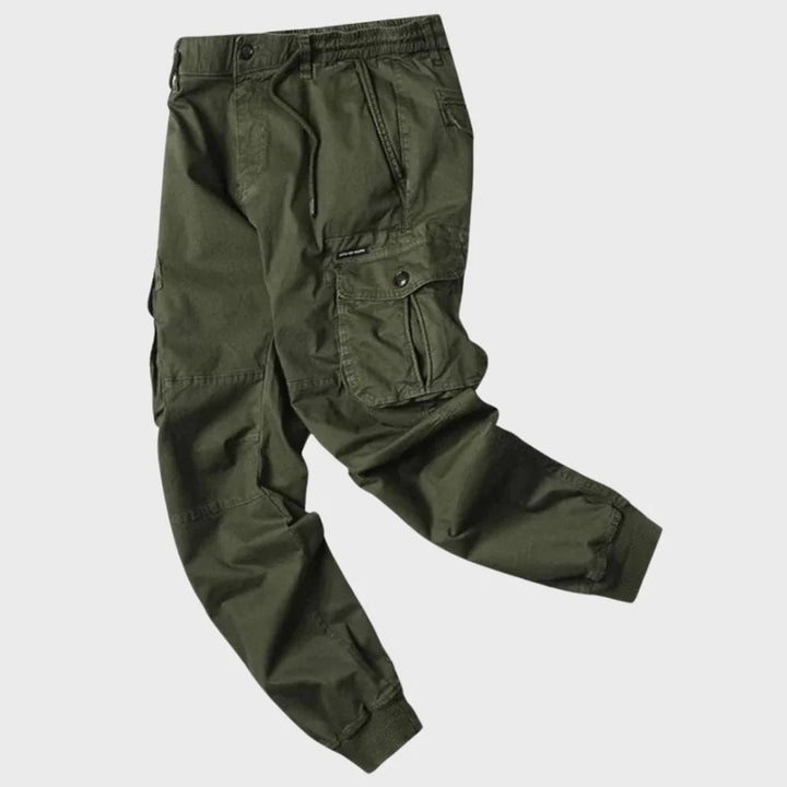 Men’s Cargo Joggers with Drawstring