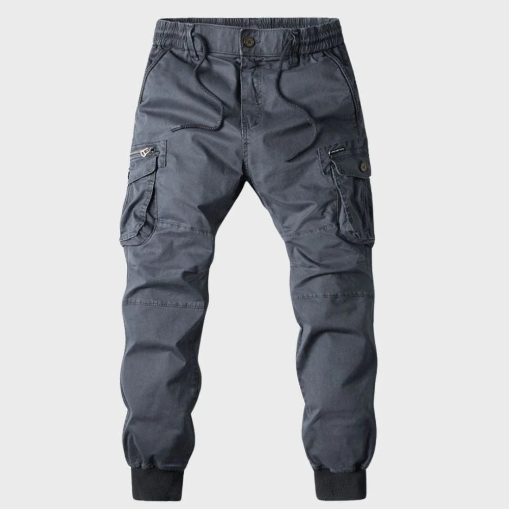 Men’s Cargo Joggers with Drawstring