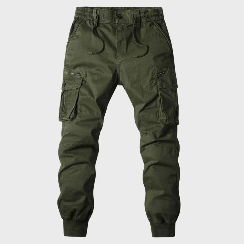 Men’s Cargo Joggers with Drawstring