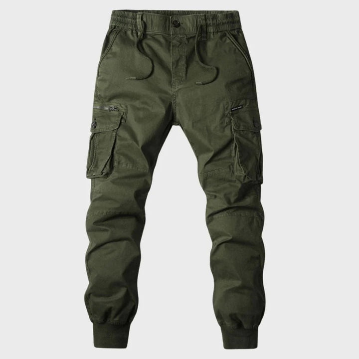 Men’s Cargo Joggers with Drawstring