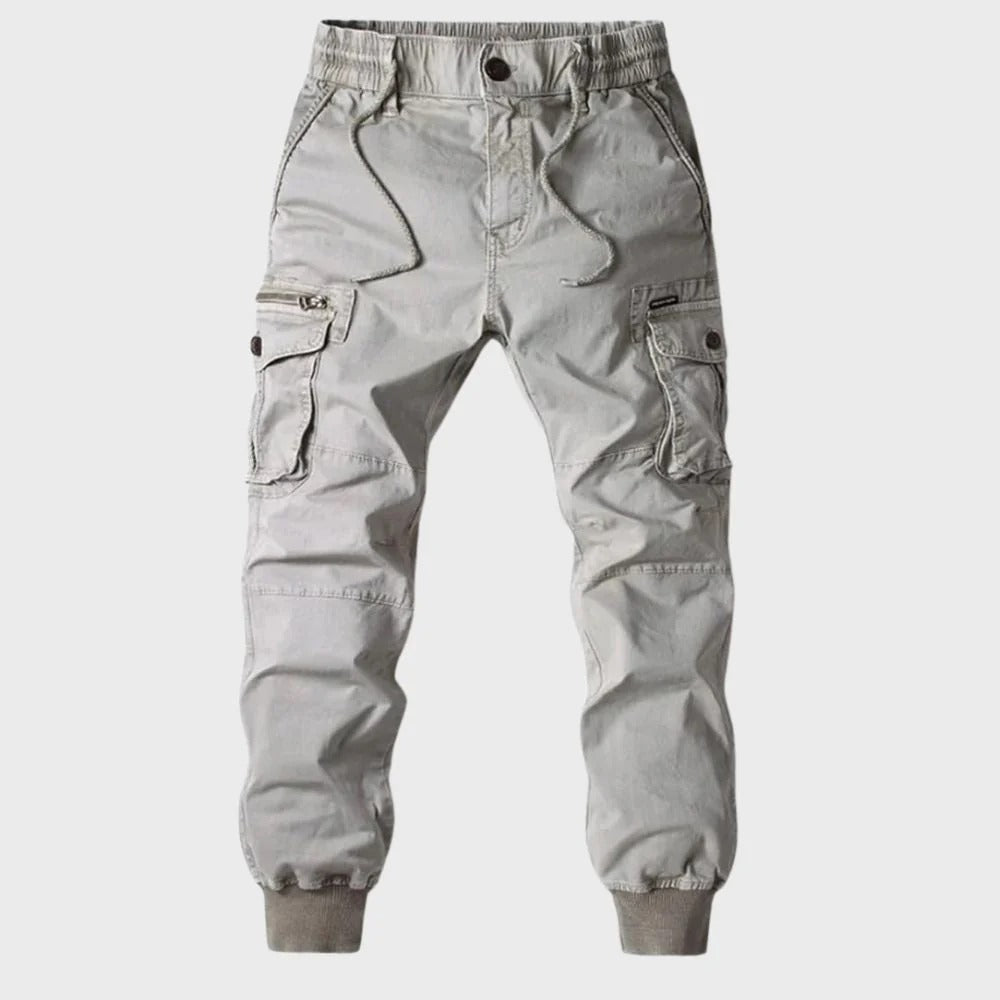 Men’s Cargo Joggers with Drawstring