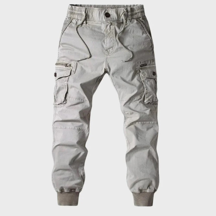Men’s Cargo Joggers with Drawstring