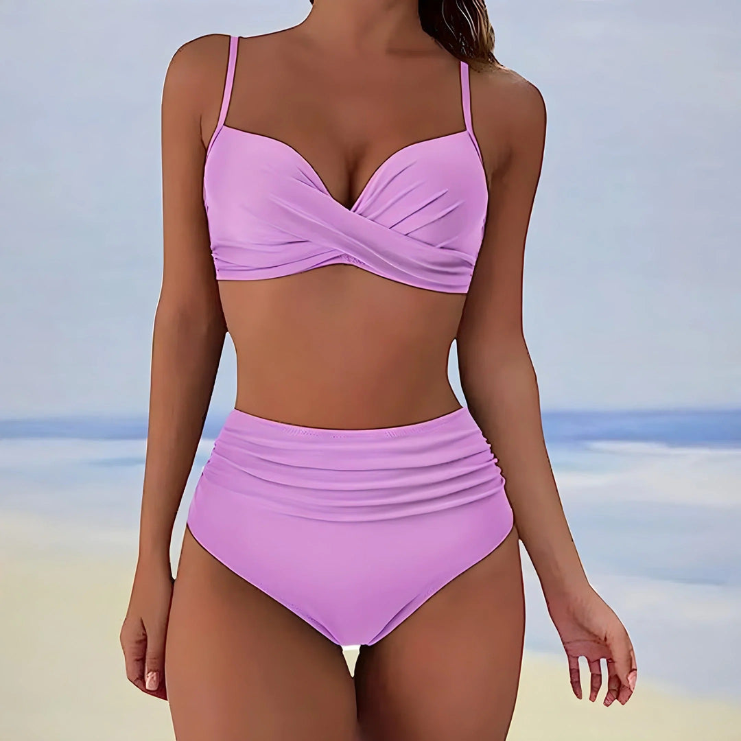 Women's Twist-Front Two-Piece Bikini Set