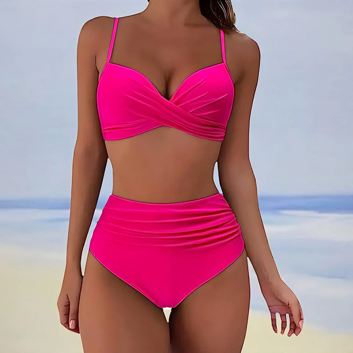 Women's Twist-Front Two-Piece Bikini Set