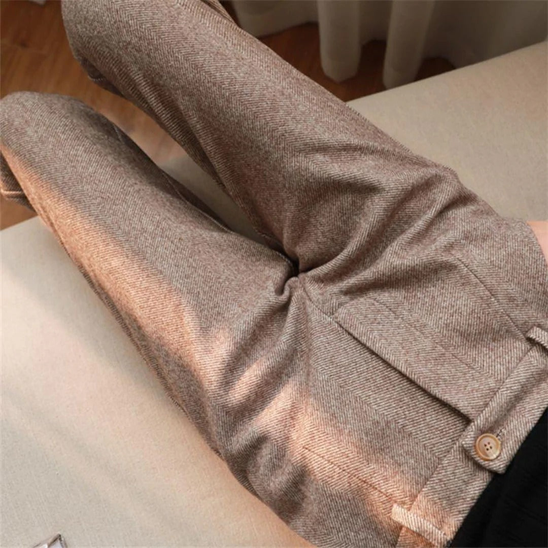 Men’s Diagonal Weave Trousers