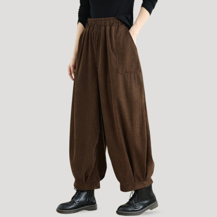 Women’s Wide-Leg Corduroy Pants