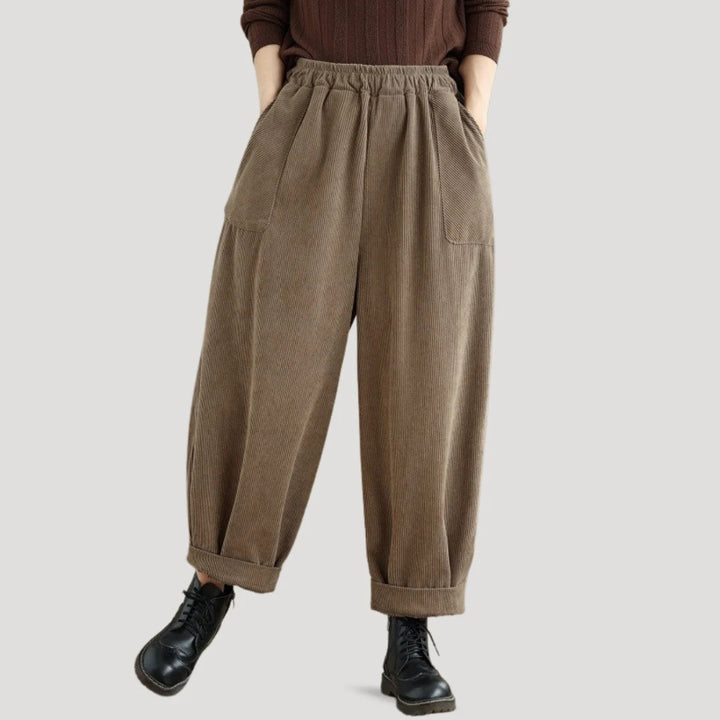 Women’s Wide-Leg Corduroy Pants