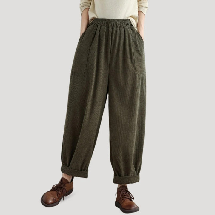 Women’s Wide-Leg Corduroy Pants