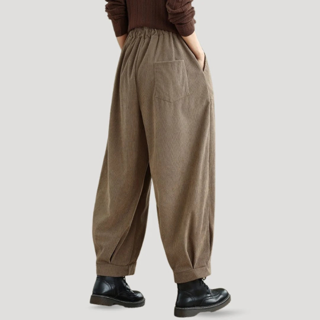 Women’s Wide-Leg Corduroy Pants