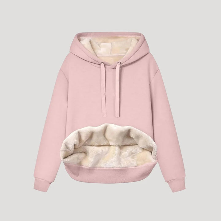 Women's Faux-Fur Lined Hooded Sweater