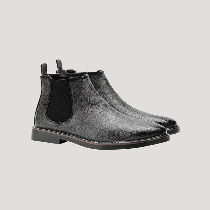 Men’s Almond-Toe Chelsea Boots