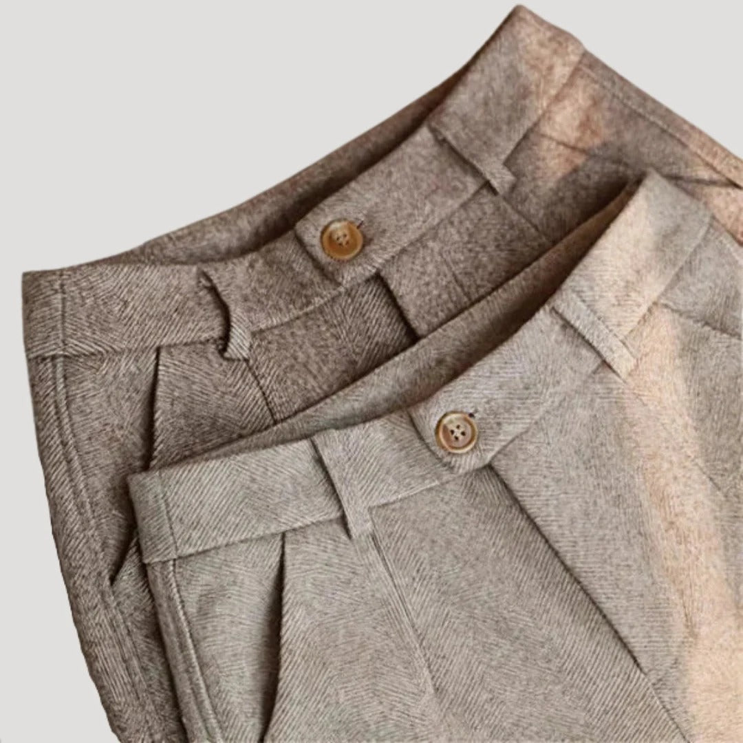 Men’s Diagonal Weave Trousers