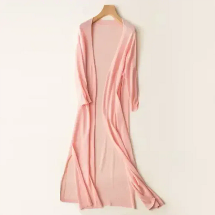 Women's Open-Front Longline Cardigan