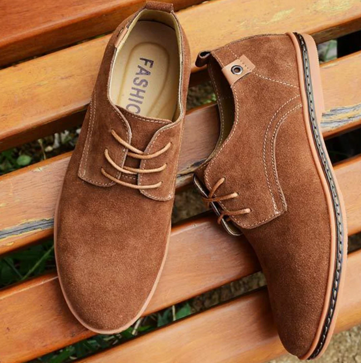 Men’s Suede Lace-Up Shoes