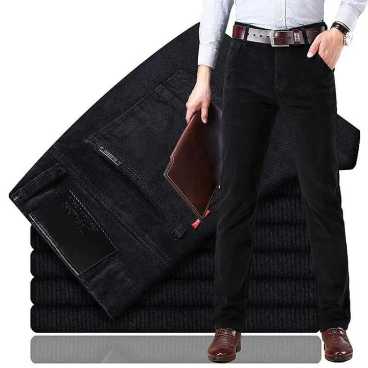 Men’s Straight-Cut Corduroy Trousers