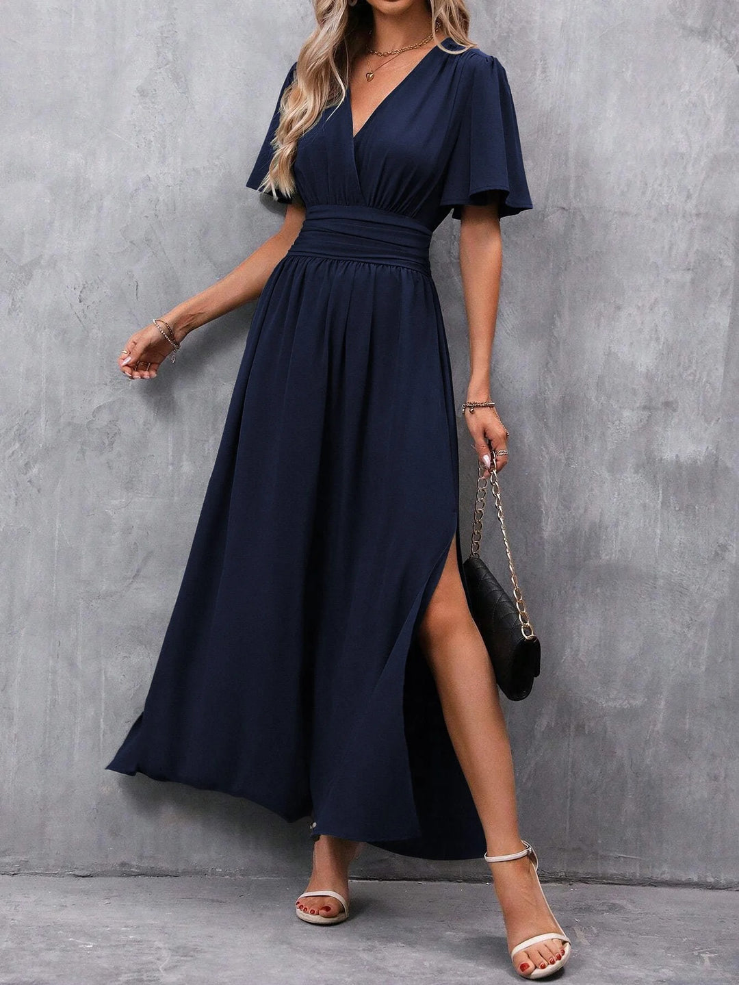 Women's Maxi Dress with Side Slit