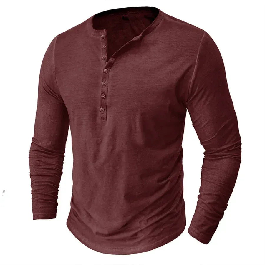 Men’s Long-Sleeve Slim-Fit Shirt