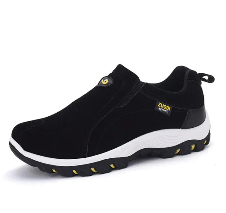 Men’s Slip-On Sneakers with Contrast Rugged Sole