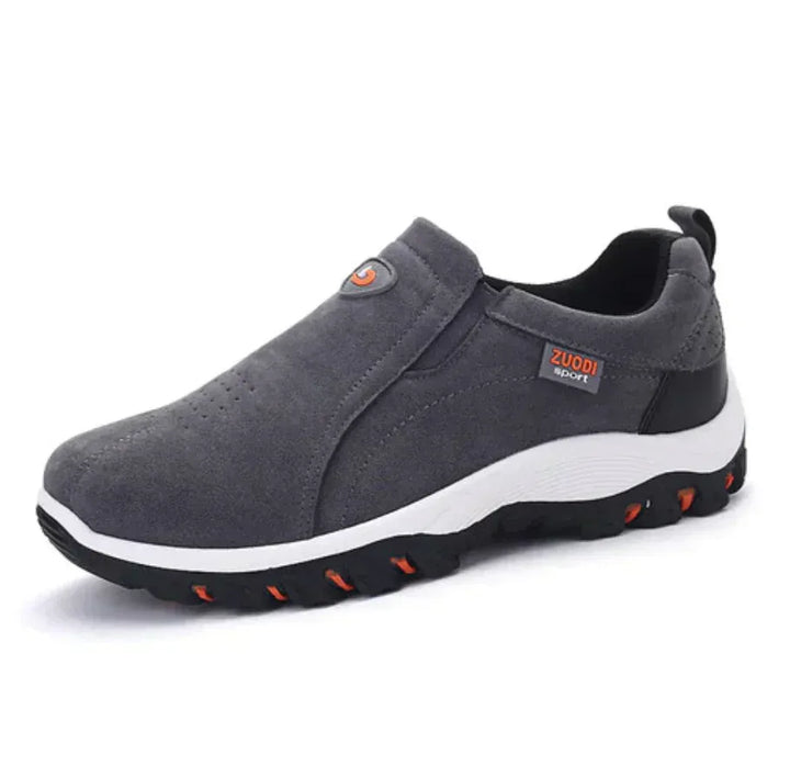 Men’s Slip-On Sneakers with Contrast Rugged Sole