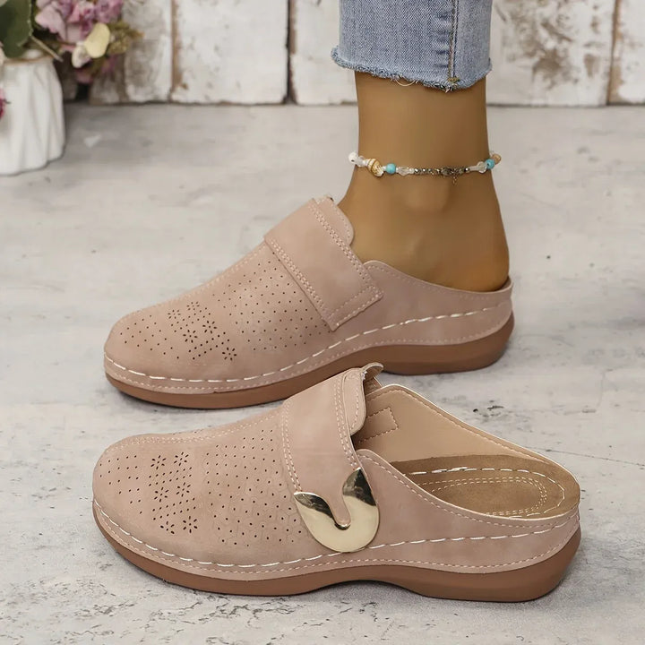 Women's Slip-On Perforated Sandals