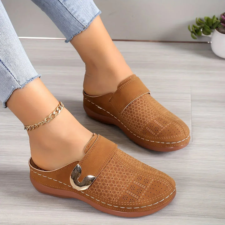 Women's Slip-On Perforated Sandals