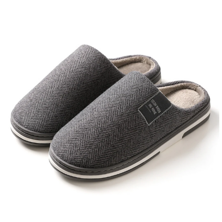 Men’s Slip-On Textured Slippers