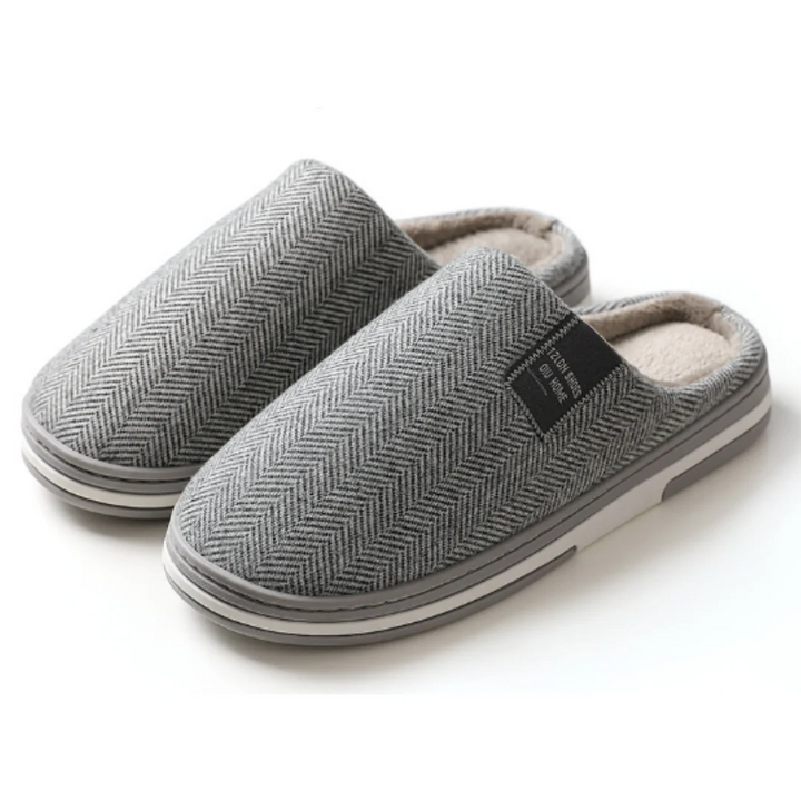 Men’s Slip-On Textured Slippers