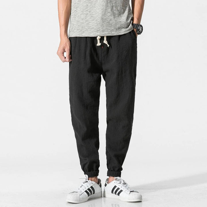 Men’s Tapered Jogger Pants with Drawstrings