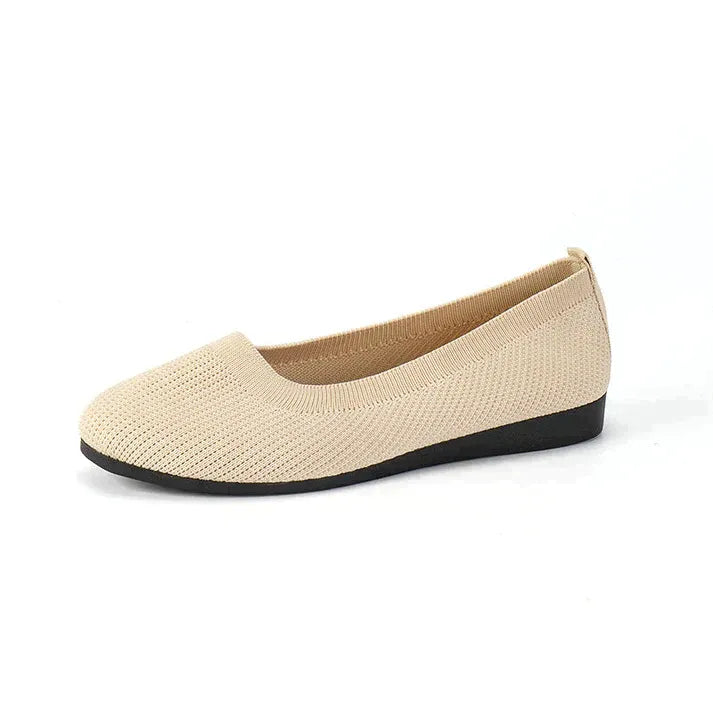Women’s Round Toe Slip-On Knit Shoes
