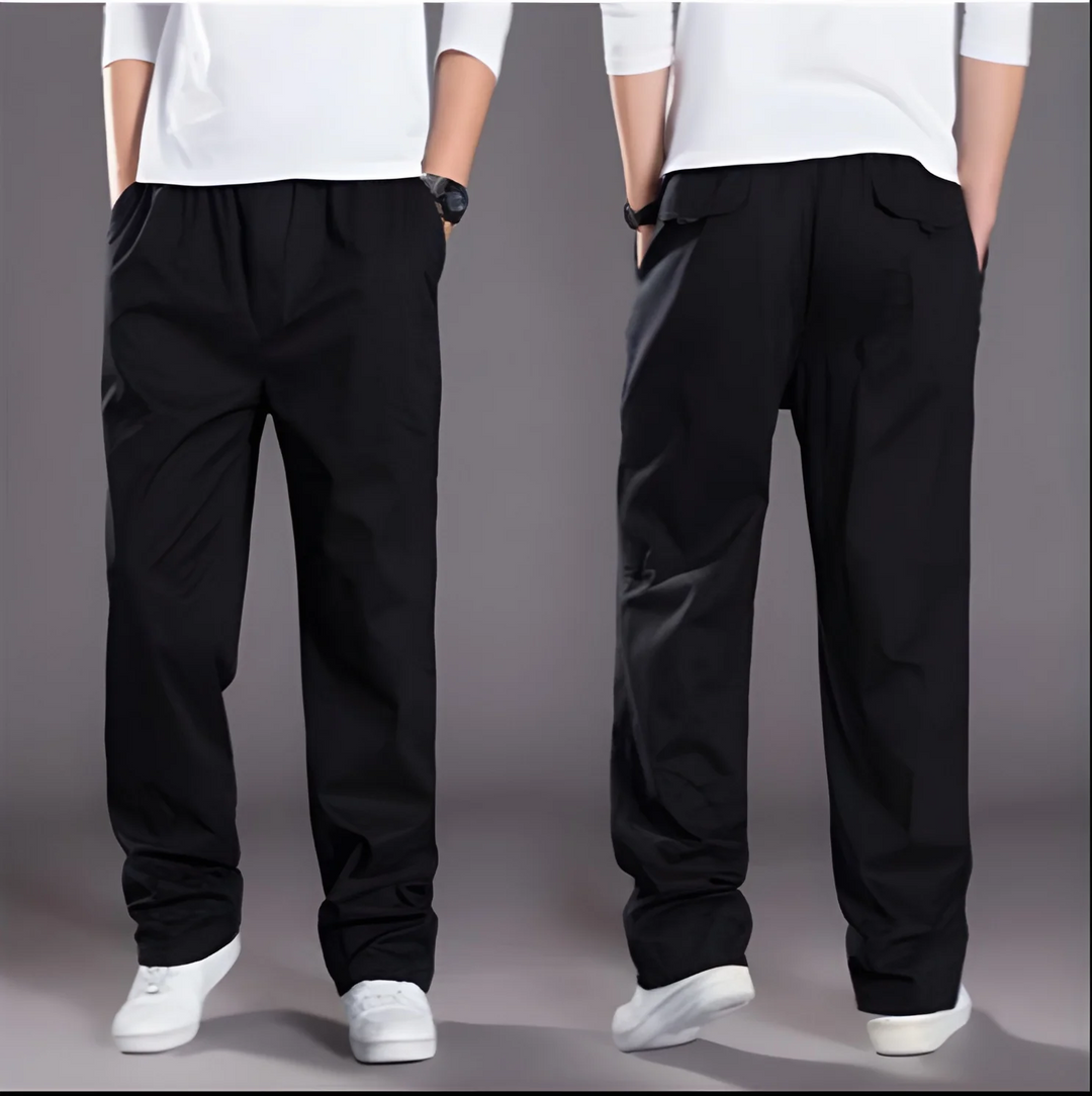 Men’s Casual Straight-Leg Trousers