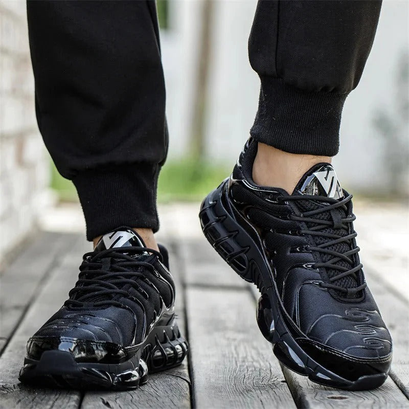 Men's Low-Top Multi-Textured Sneakers