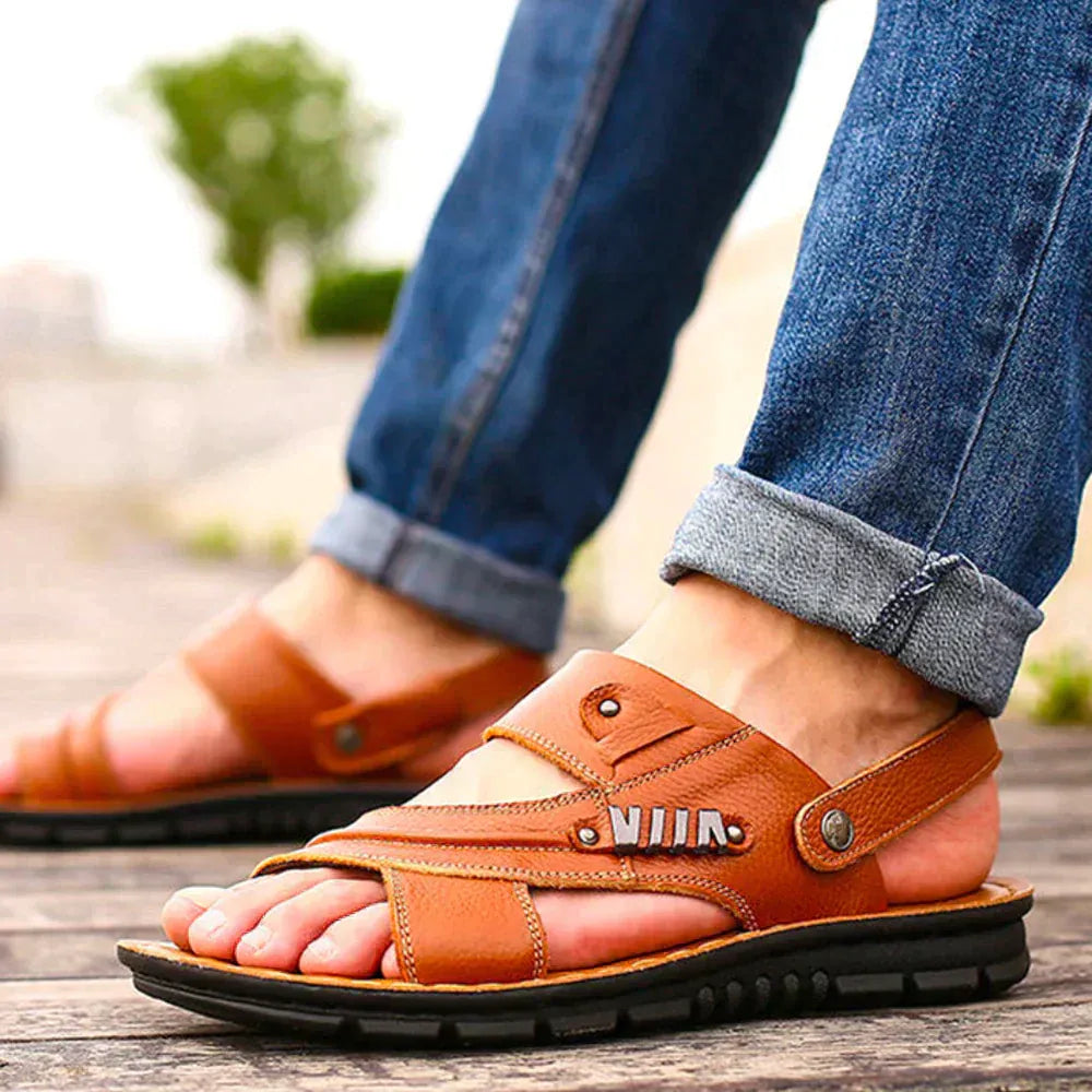 Men’s Open-Toe Multi-Strap Sandals