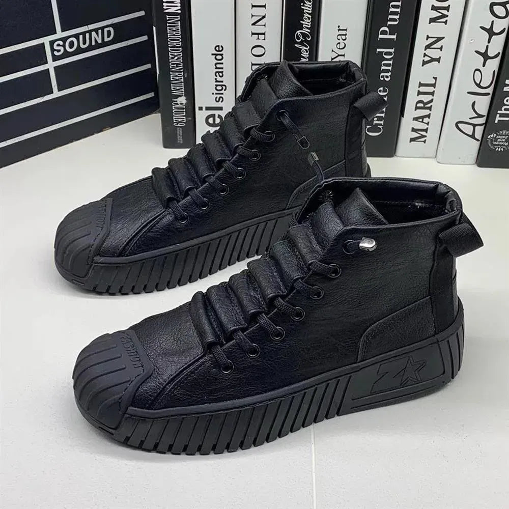 Men’s High-Top Boots with Platform Sole