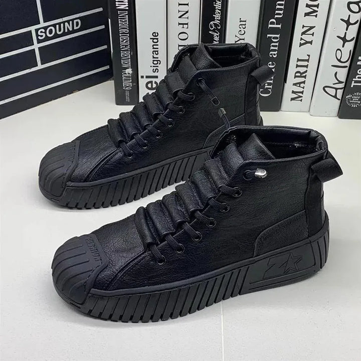 Men’s High-Top Boots with Platform Sole