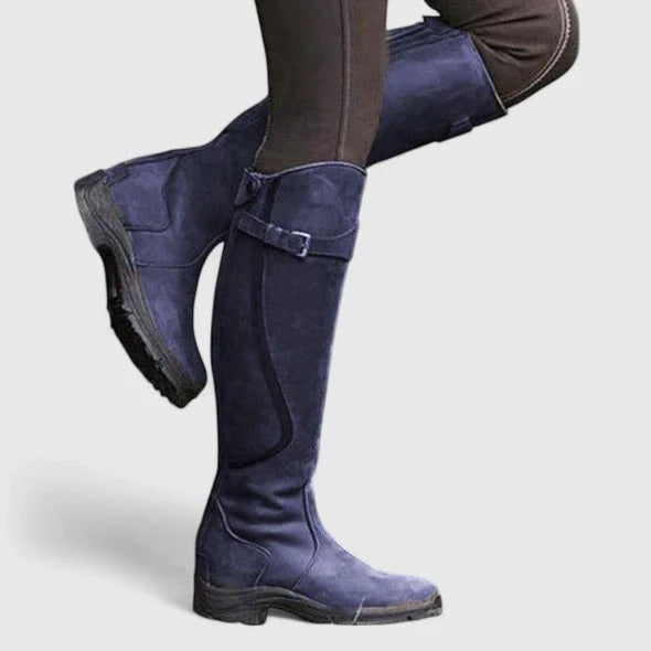 Women’s Knee-High Buckle Boots