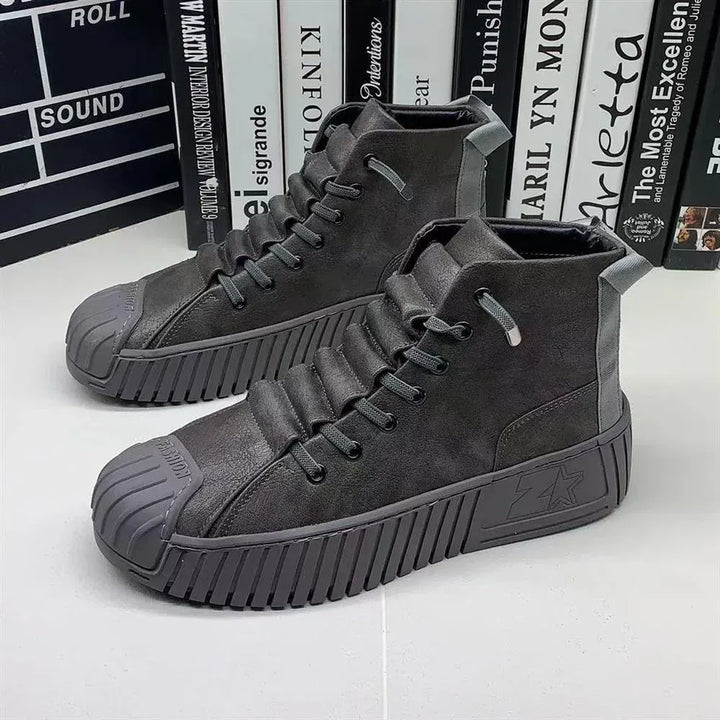 Men’s High-Top Boots with Platform Sole