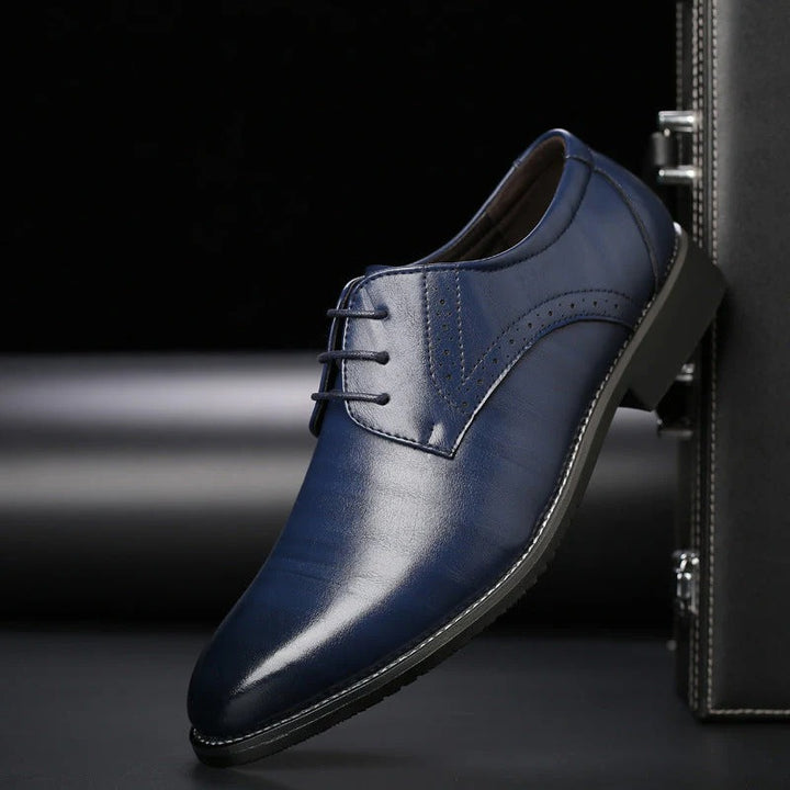 Men’s Pointed Toe Derby Shoes