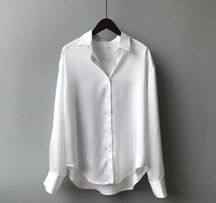 Women’s Long Sleeve Blouse with Collar
