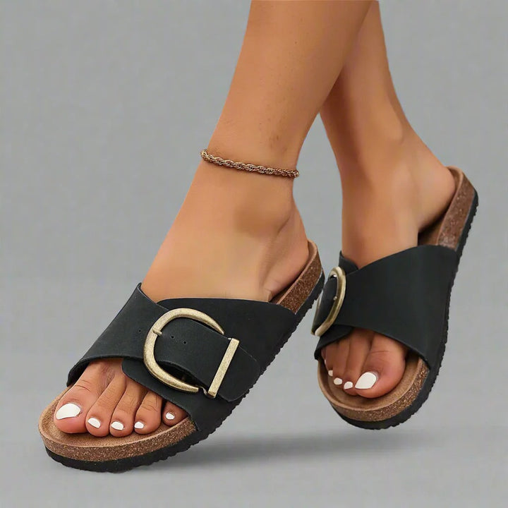 Women’s Chunky Strap Slip-On Sandals