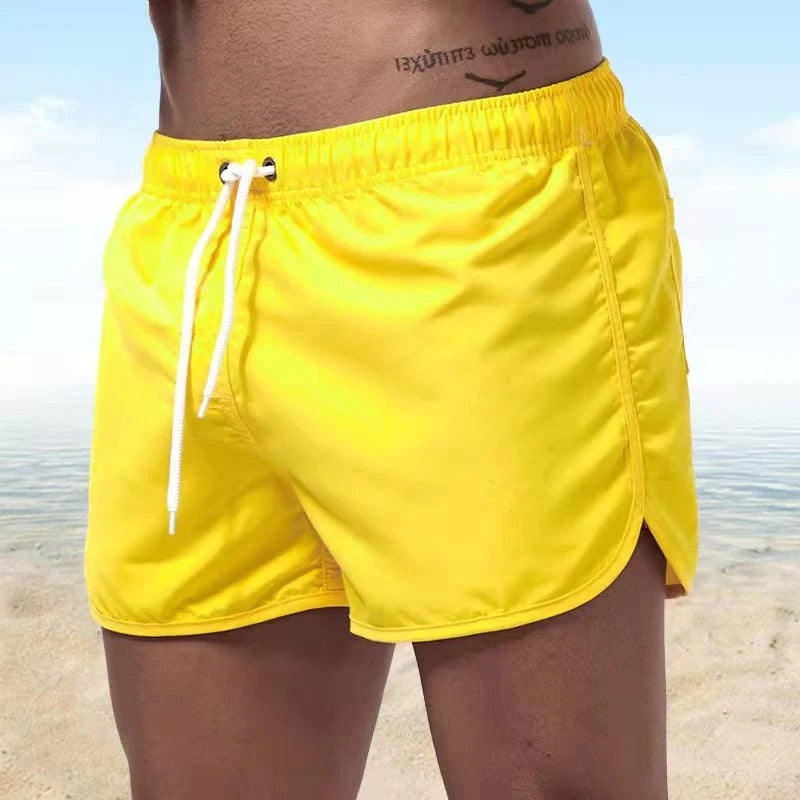 Men’s  High-Cut Shorts with Drawstring