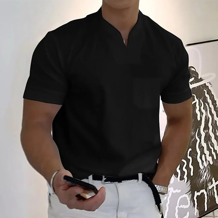 Men's Slim-Fit V-Neck Shirt