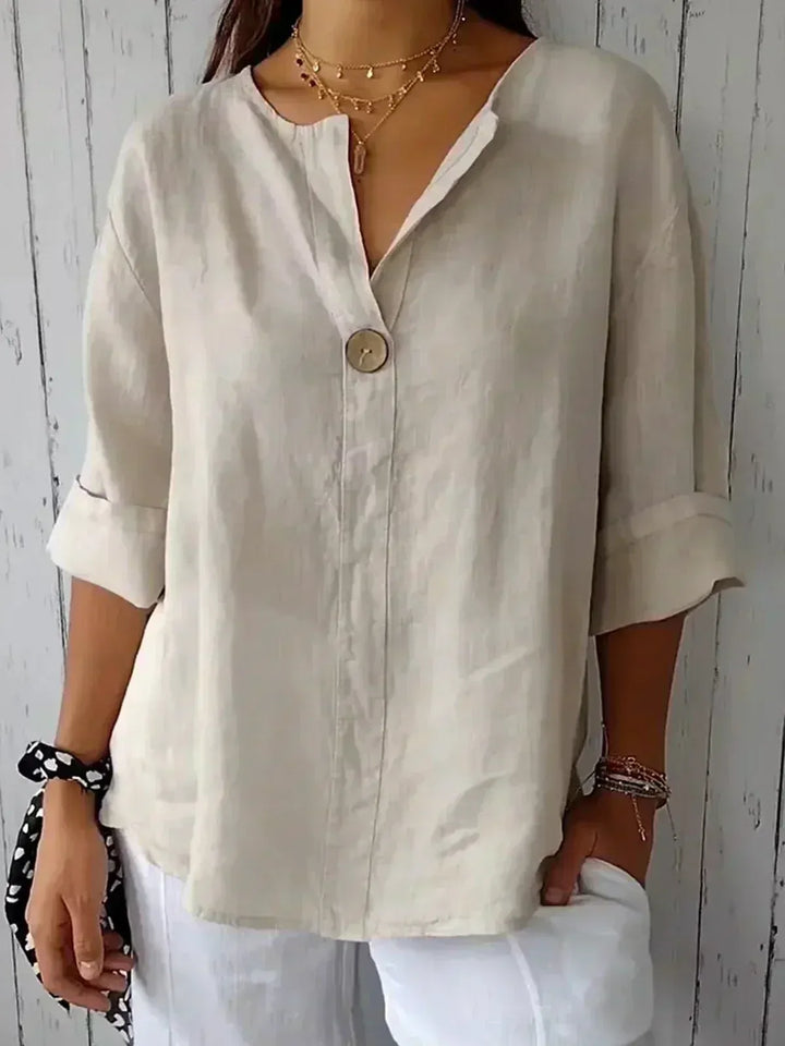 Women’s Split V-Neck Blouse
