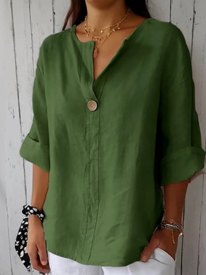 Women’s Split V-Neck Blouse