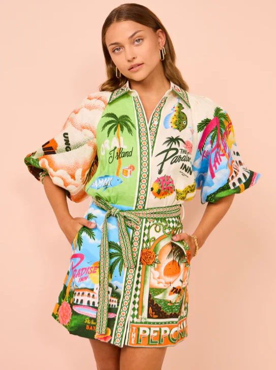 Women’s Graphic Print Mini Dress