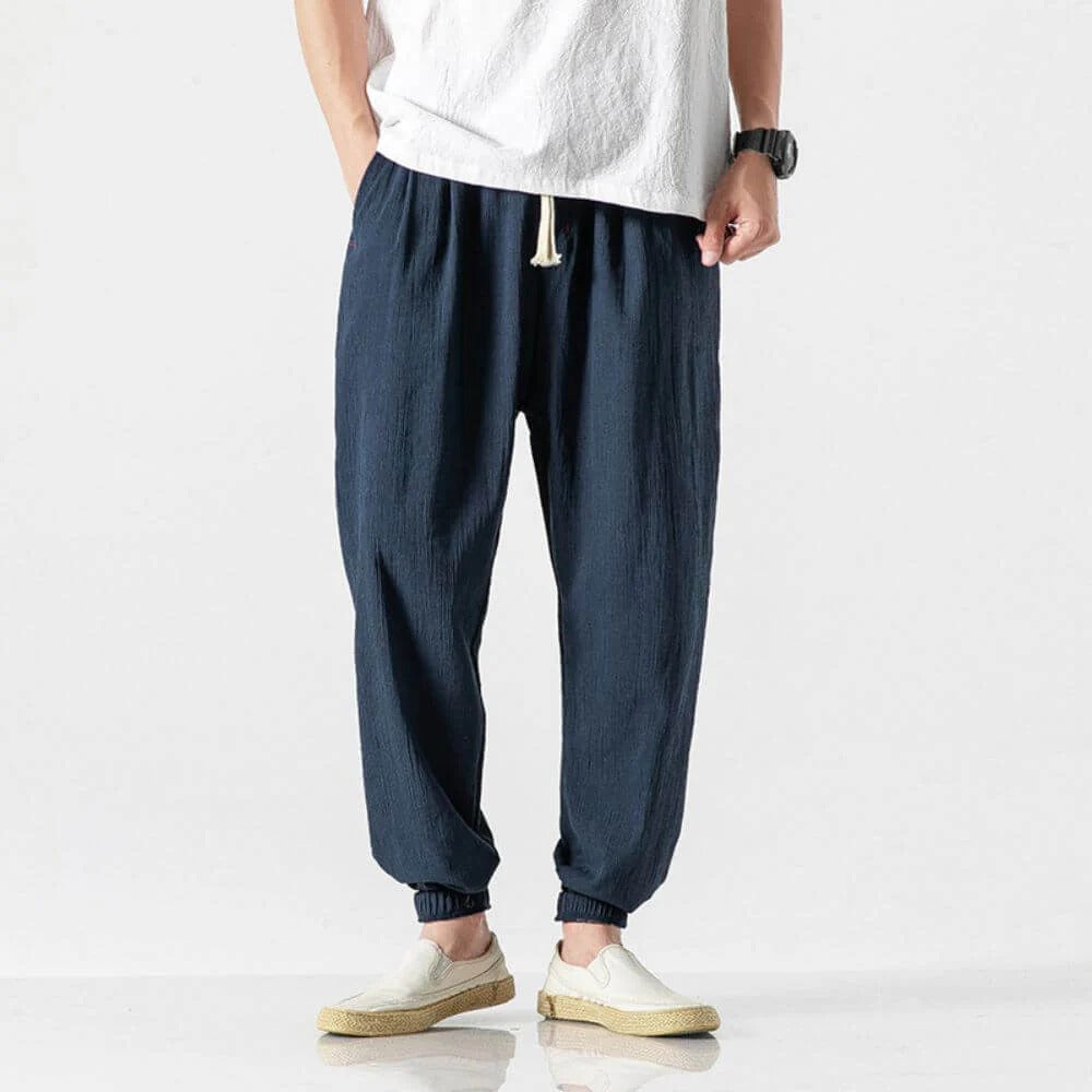 Men’s Tapered Jogger Pants with Drawstrings