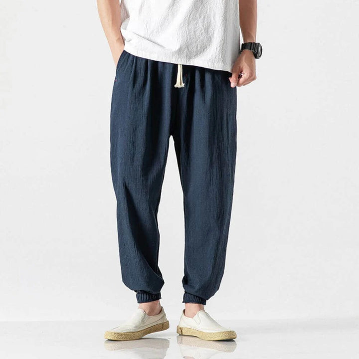 Men’s Tapered Jogger Pants with Drawstrings