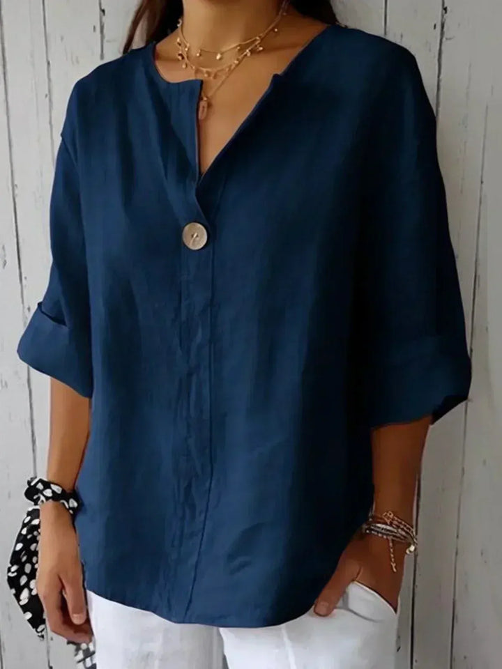 Women’s Split V-Neck Blouse